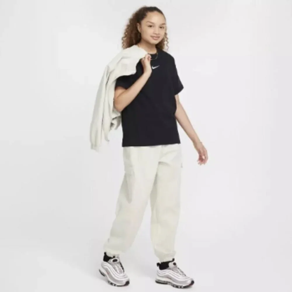 Nike Sportswear Girls Cargo‎ Pants in Light Bone Size Medium